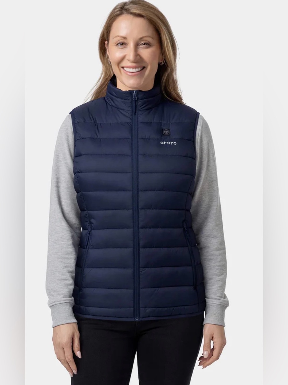 $170 NWT Ororo WOMEN'S 4-ZONE HEATED QUILTED VEST Medium Complete